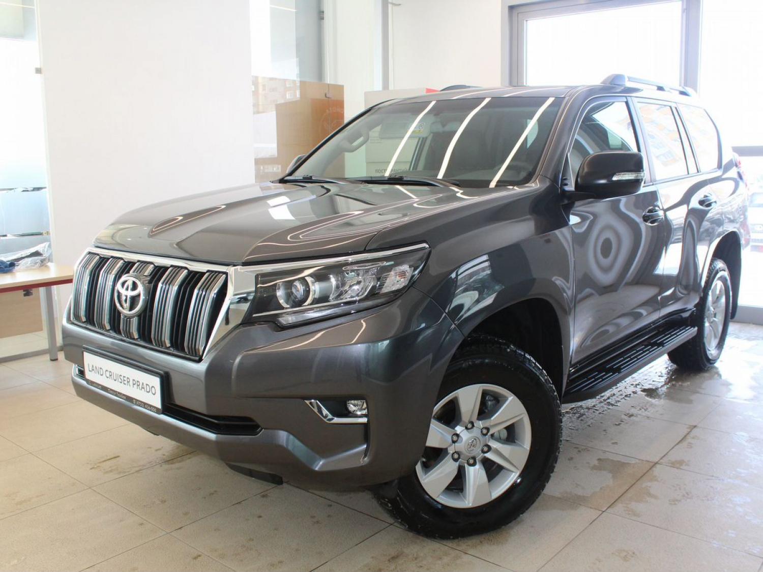 Toyota Land Cruiser Prado, 150 Series Рестайлинг 3 2.8d AT (200 л.с.) 4WD  2022 Серый | Новые иномарки в Тамбове | toyota-010275906